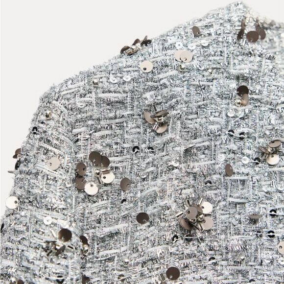ZARA SEQUIN JACKET ZW COLLECTION - Picture 9 of 11